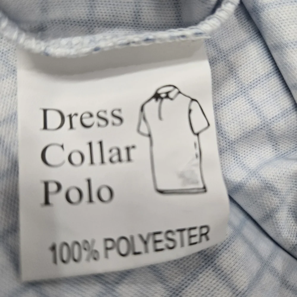 Lot of 3 Collars and Co Men's Size Medium Polo Dress Shirts NWT & NWOT.